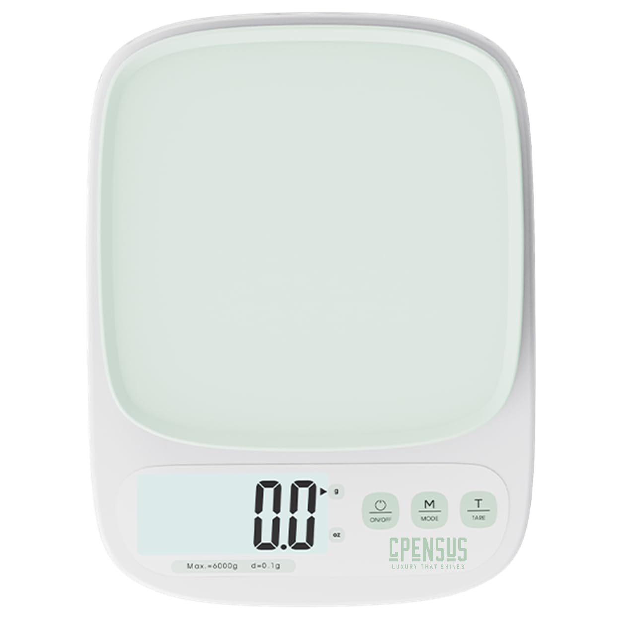 Cpensus Weighing Machine For Food Kitchen Weight Scale Home Digital Scale Lcd 10Kg High Precision Compact Design