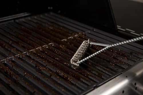 GrillPro Bristleless Grill Brush - Wide Head, Black, Model 77642