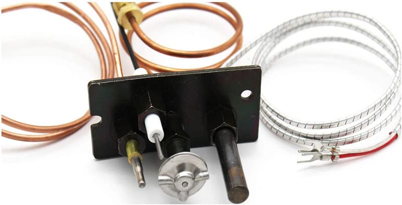 Viefow SRV10002264 3-Way Pilot Assembly Replacement for Majestic, Temco, Vermont Castings, HHT, Dutchwest, Monessen Fireplaces & Stoves