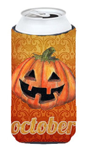 October Pumpkin Halloween  Tall Boy Beverage Insulator Beverage Insulator Hugger