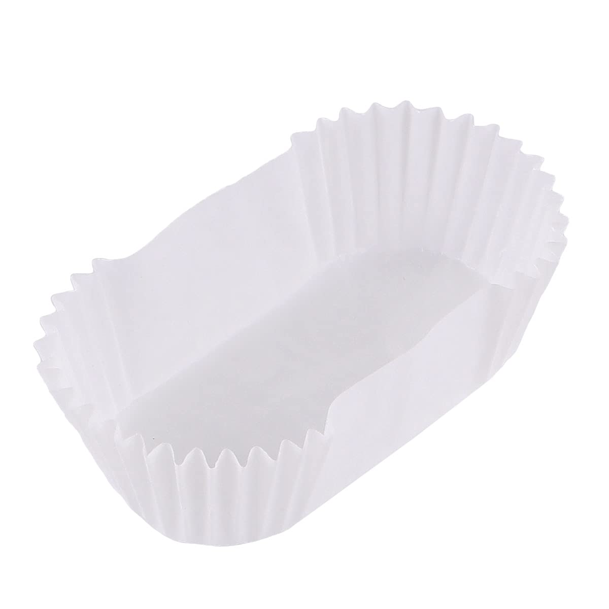 Sentop 1000Pcs Oval Paper Baking Cups, Safe Grease Proof Paper Tray High Temperature Cake Cup, Boat Shaped Cupcake Muffin Baking
