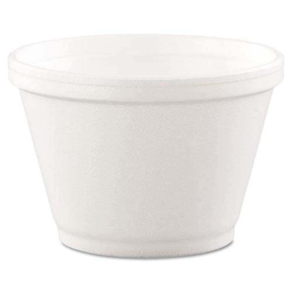 Dart Foam Food Containers, White, 2.3'' X 12'' X 20''