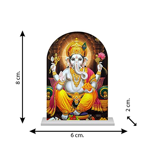 Autoeasy Ganesh Idol For Car Dashboard Murti Ganesh Idol For Home Ganeshji Gift Item & Statue For Bhagwan Temple/Pooja/Home Deco