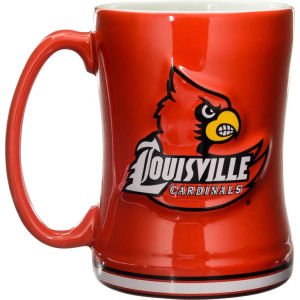 Boelter Brands Ncaa Louisville Cardinals Coffee Mug14Oz Sculpted Relief, Team Color, 14 Ounce