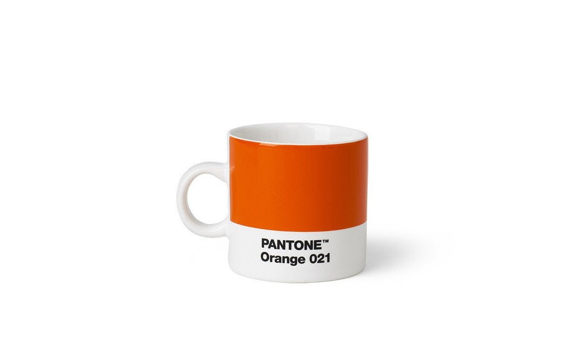 Pantone 101040012 Ceramic Espresso Cup 6.20 x 8.60 x 6.15 cm, Ceramic, Orange, 6,20 x 8,60 x 6,15 cm