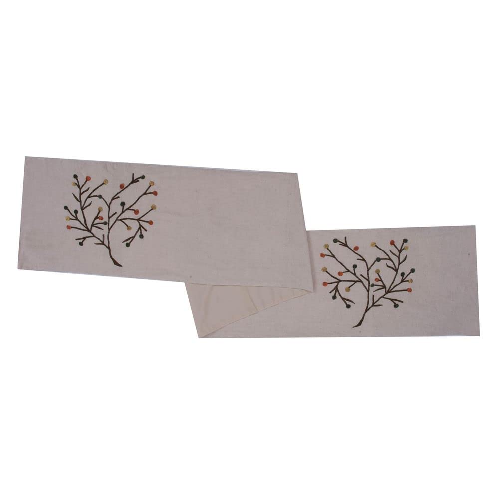 Vickerman 14'' x 90'' Harvest Branch Table Runner - QTX17703