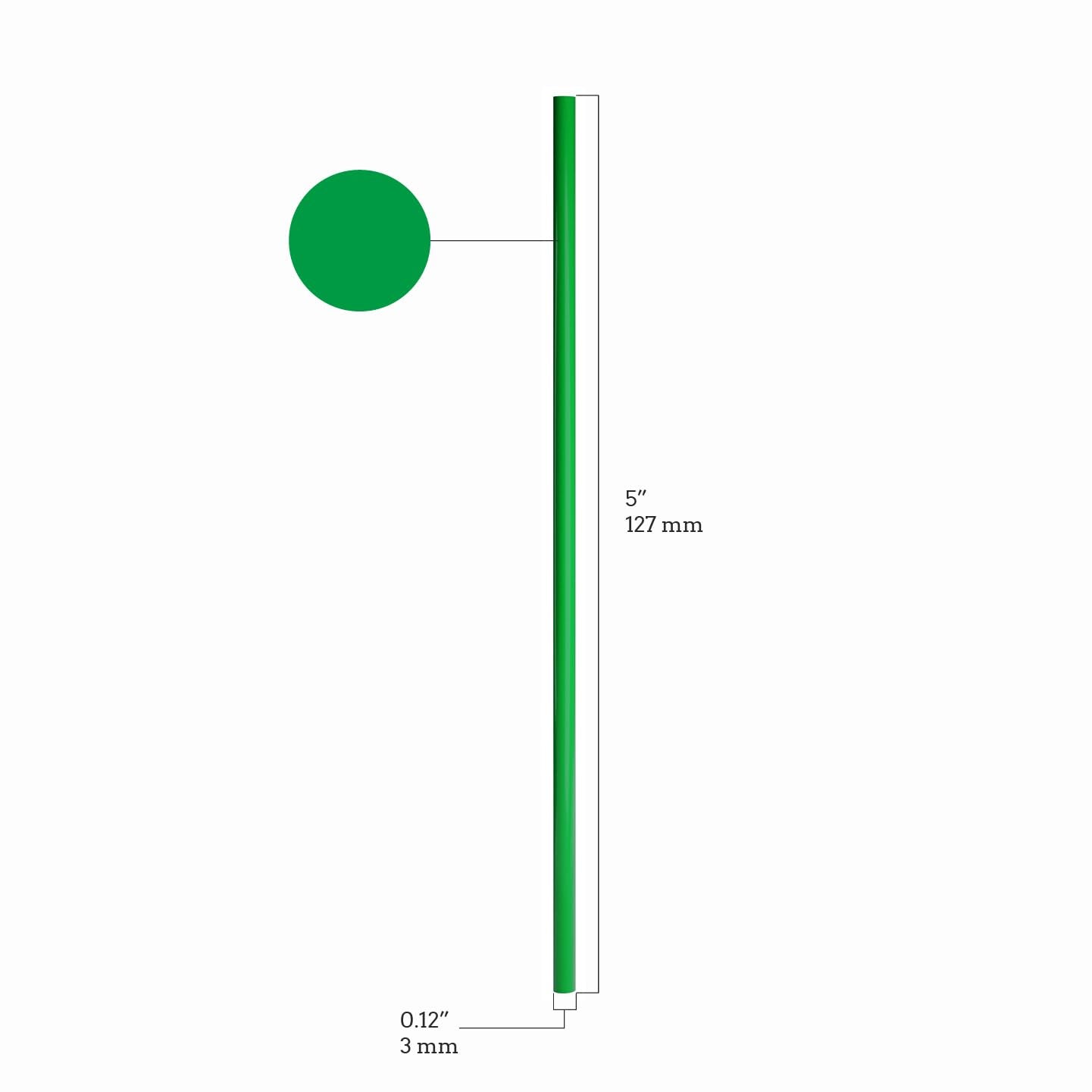 Disposable Plastic Coffee Stirrer Straw - 5 Inch Sip Stir Stick (Mixed, 2000)
