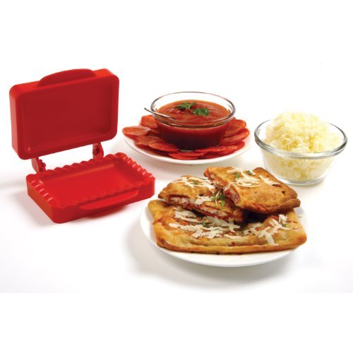 Norpro Mini Pocket Pie Mold Red Pastry Pizza Baking 4.5'' X 3'' Pies (2-Pack)