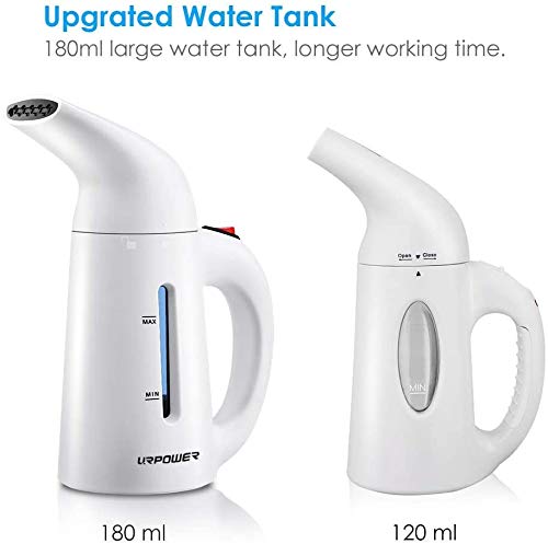 Urpower Updated 180Ml Steamer For Clothes, 7-In-1 Portable Handheld Garment Steamer, Fast Heat-Up Clothes Steamer, Travel Steame