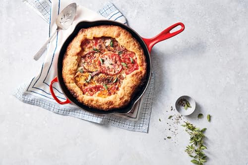 Le Creuset Enameled Cast Iron Signature Round Skillet, 11.75, Peche