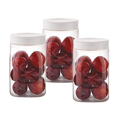 Cello Set Of 6 Fridge Door Canisters White (750Ml)