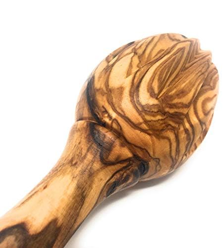 Aramedia Handmade Olive Wood Lemon Juicer/Lemon Reamer - Hand Held Olive Wood Reamer For Lemons, Limes, Citrus, Orange Squeezer