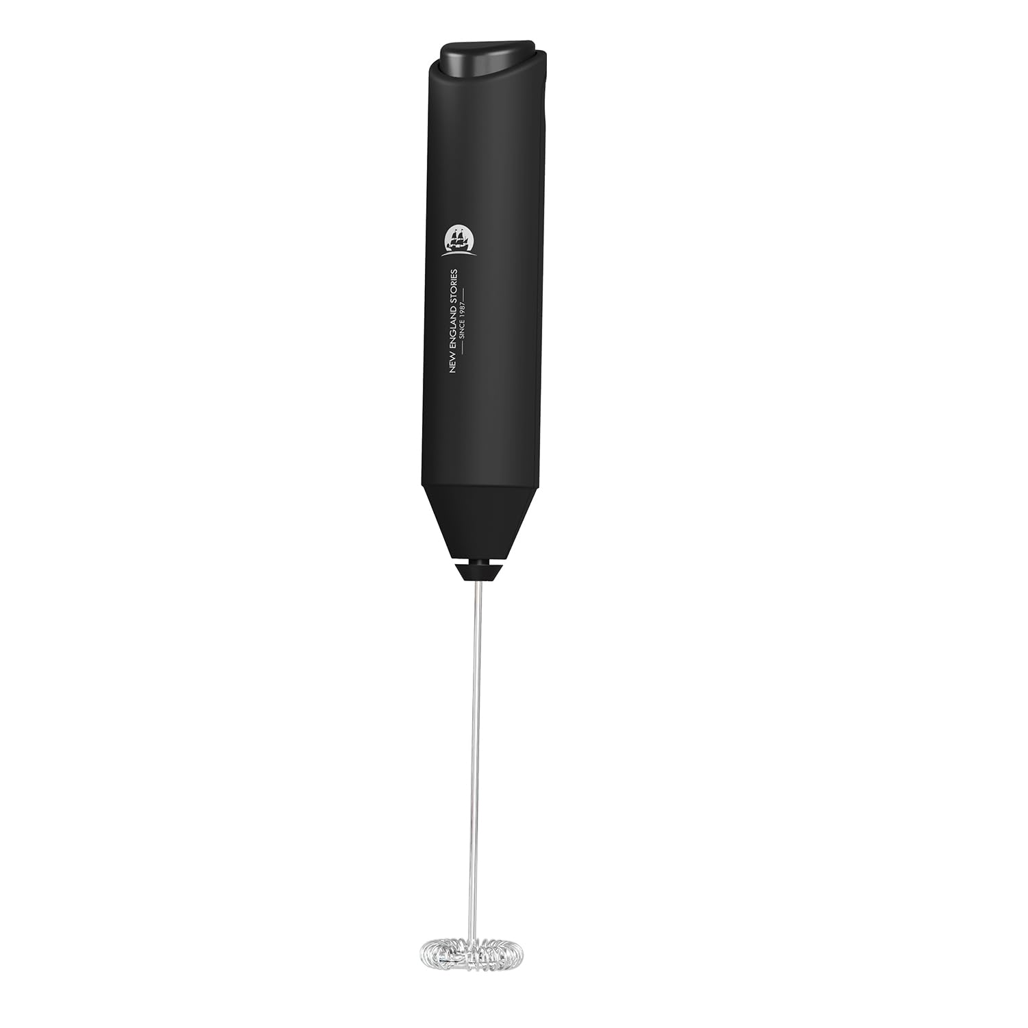 Powerful Milk Frother Wand - Mini Handheld Milk Frother With Stainless Steel Whisk - Battery-Powered Drink Mixer For Coffee, Lat