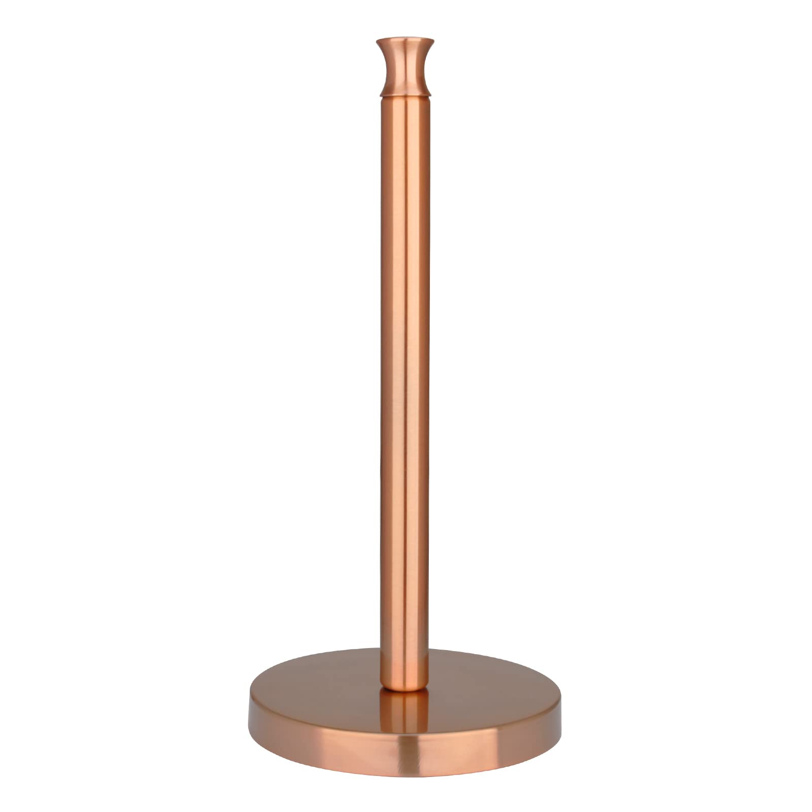 Paper Towel Holder Roll Dispenser Stand For Kitchen Countertop & Dining Room Table (Copper)