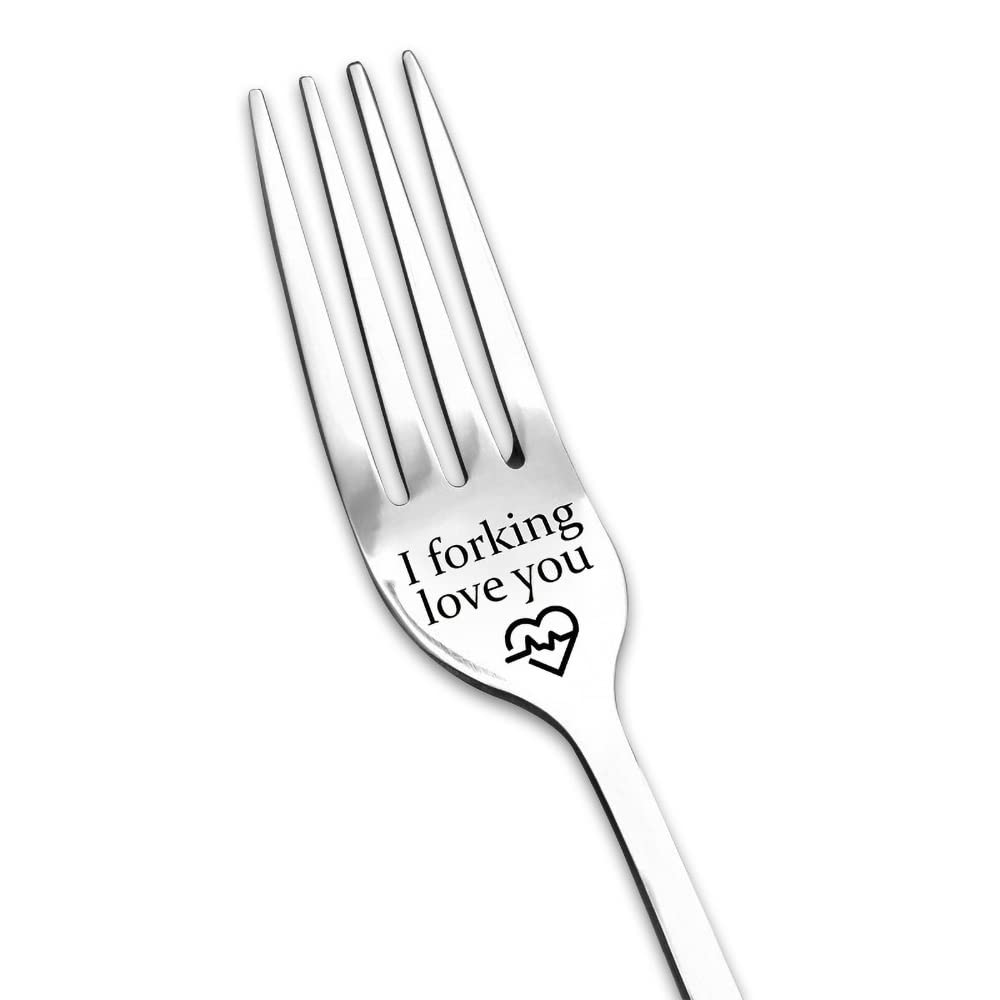 I Forking Love You Fork Gifts For Him Her Couples Gifts For Boyfriend Girlfriend Funny Anniversary Christmas Gift For Husband Wi
