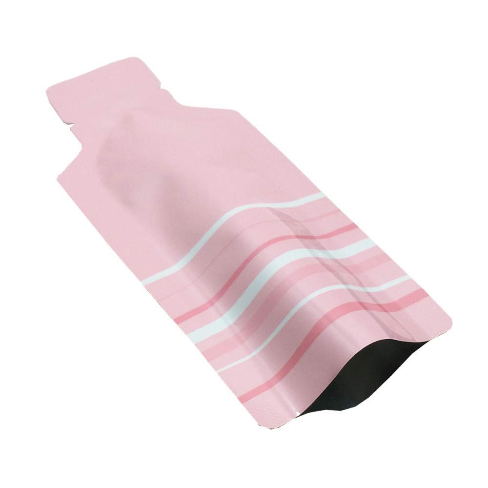 Mitob 100 Pack 2.36X4.7 Inch Heat Seal Sample Mylar Packets For Portable Travel Toiletries Empty Disposable Liquid Shampoo Pouch