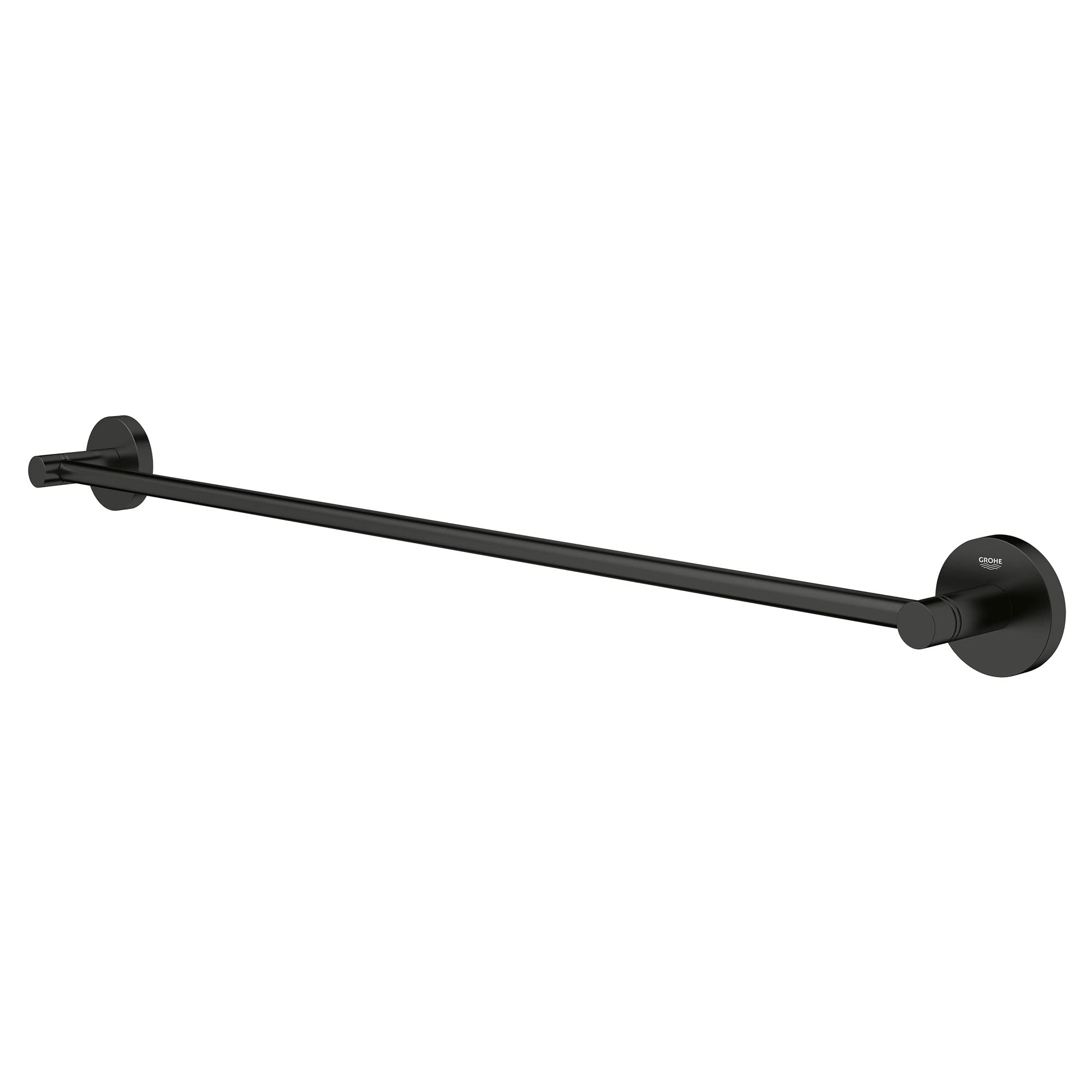 Grohe 403662431 Essentials -Towel Rail-24 Inches, Matte Black