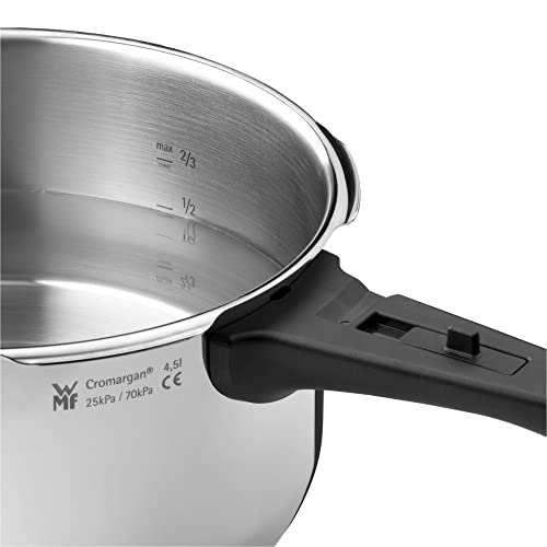 WMF Perfect - Quick Cooker     22 cm Diameter of 6 Litres and a Half Cromargan Stainless Steel for Induction