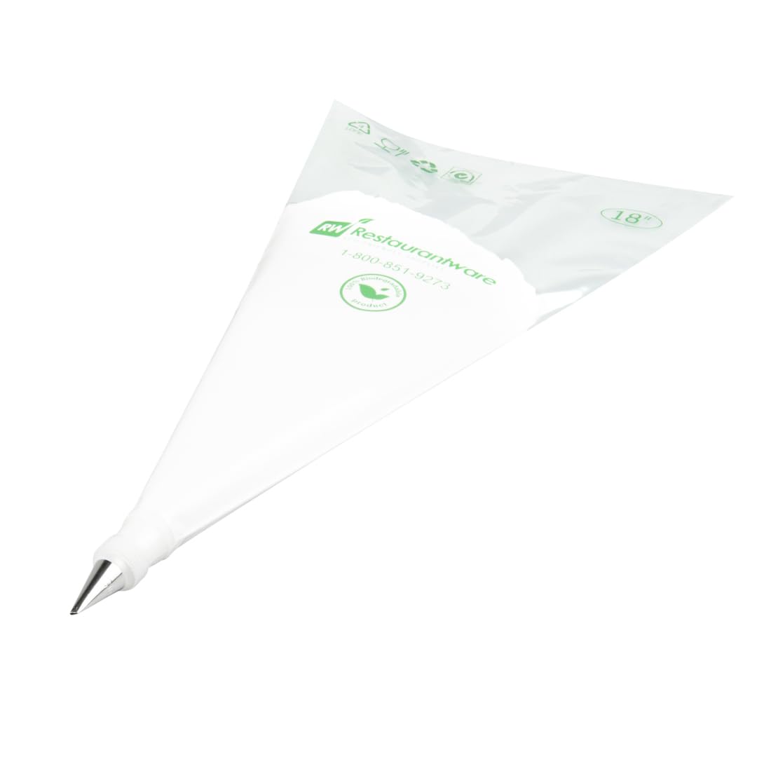 Restaurantware Pastry Tek Petal Tip 1 Reusable Decorating Cake Tip - #101S Dent-Resistant Stainless Steel Rose Frosting Tip Dish