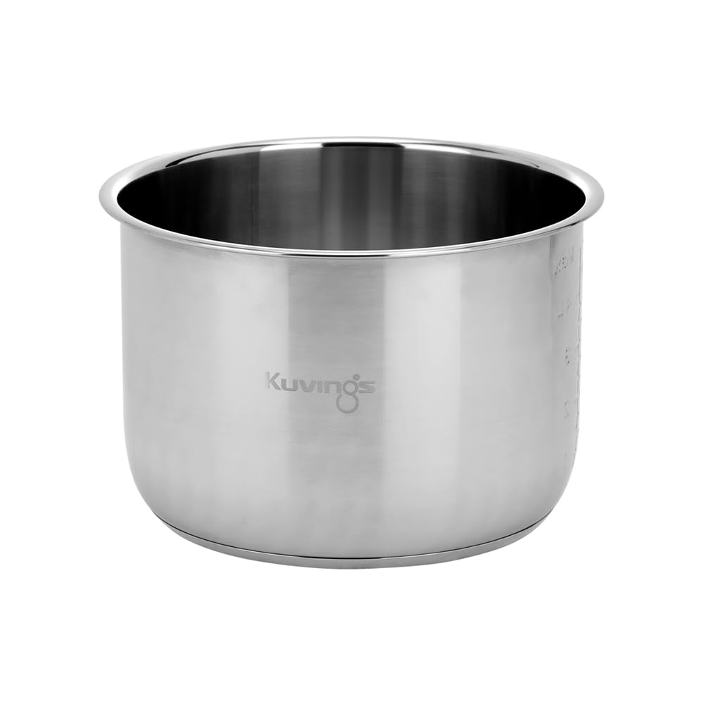 Kuvings Instant Pot 3 Litre Electric Pressure Cooker With Stainless Steel Inner Pot. Pressure Cook, Slow Cook, Saute & More (Ss 