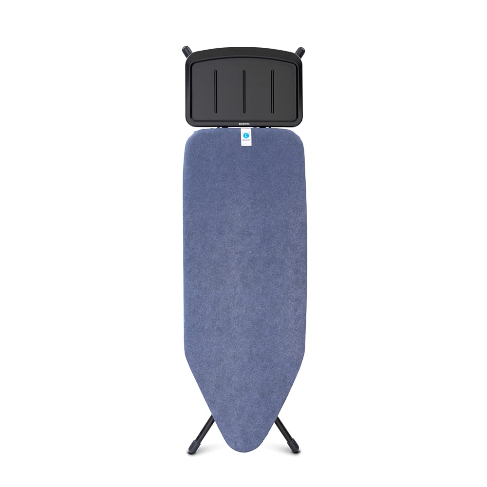 Brabantia - Ironing Board C - Extra Large Steam Iron Rest - Adjustable In Height - Non-Slip Rubber Feet - Cotton Cover With Foam