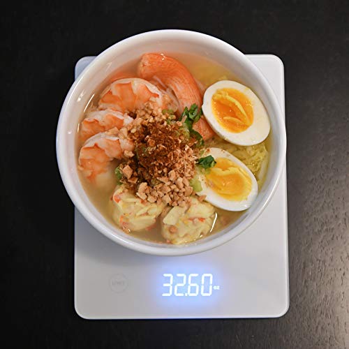 Isunnao Cooking Digital Kitchen Food Scale, One Size, White