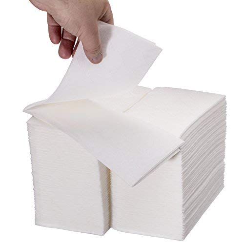 Disposable Hand Towels For Bathroom (100 Pack) - Luxury Bathroom Paper Towels For Guests & Disposable Napkins - Linen-Feel Paper Hand Towels & Party Napkins