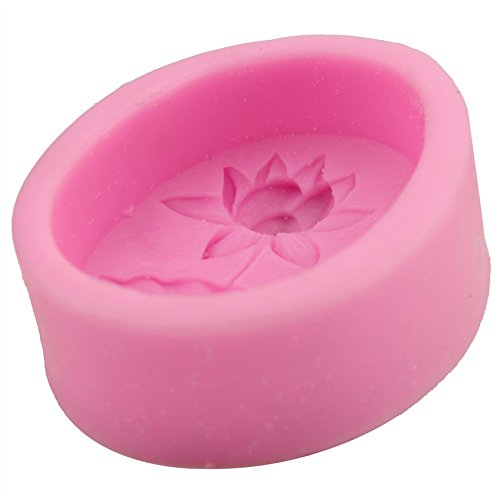 Cute 3D Lotus Pond Leaf Dragonfly Manual Soap Dye Cake Model Baking Silicone Mold Women Baking Round Decor