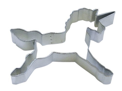 R&M Unicorn 4.5'' Cookie Cutter In Durable, Economical, Tinplated Steel