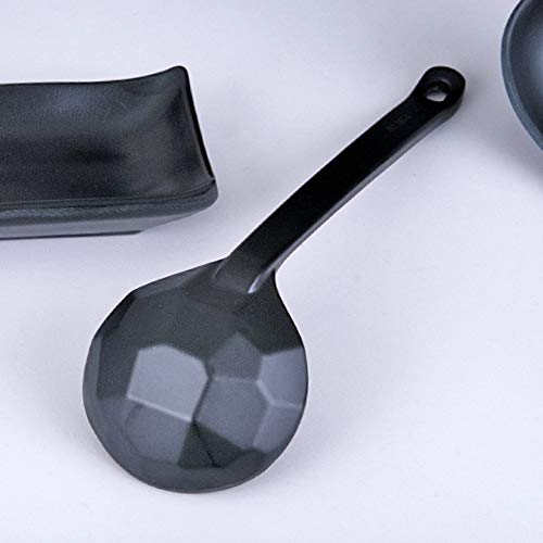 Happy Sales Hssp-Mhxgld, Japanese Style 8.25'' Long Handle Soup Spoon Ramen Ladle Spoon For Udon Ramen Noodle Soup Pho Hot Pot,