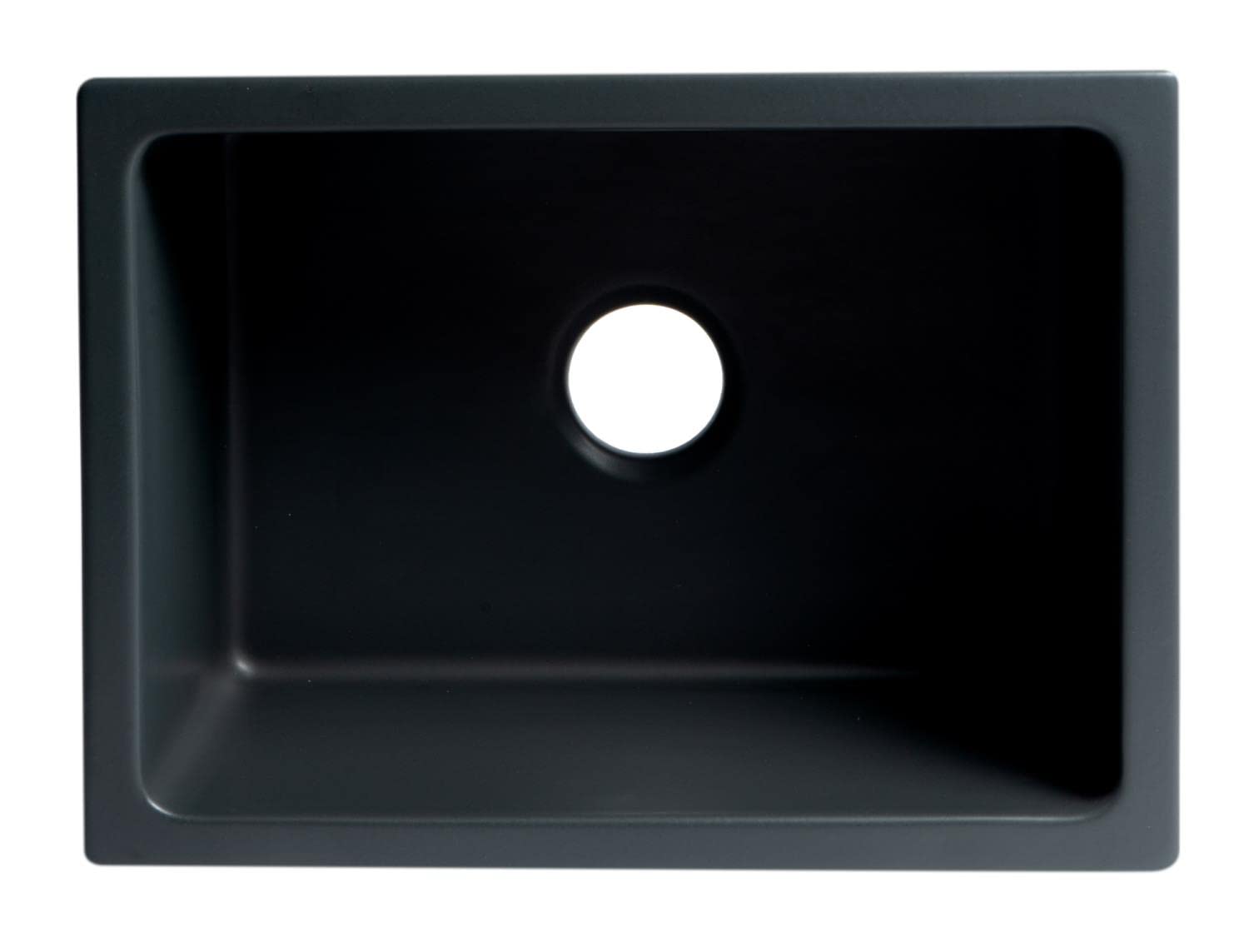 Alfi Brand Ab2418Hs-Bm Kitchen Sink, Black Matte