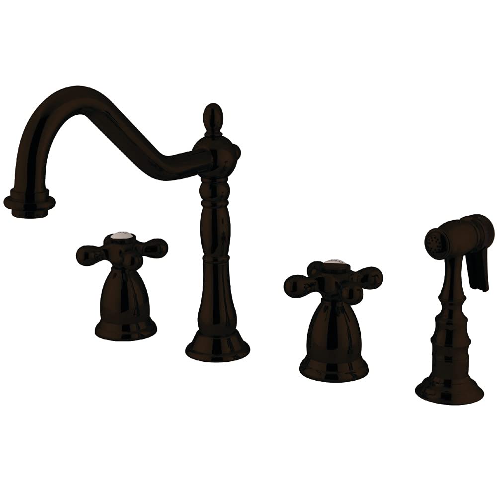 Kingston Brass KS1795AXBS Widespread Kitchen Faucet  Oil Rubbed Bronze