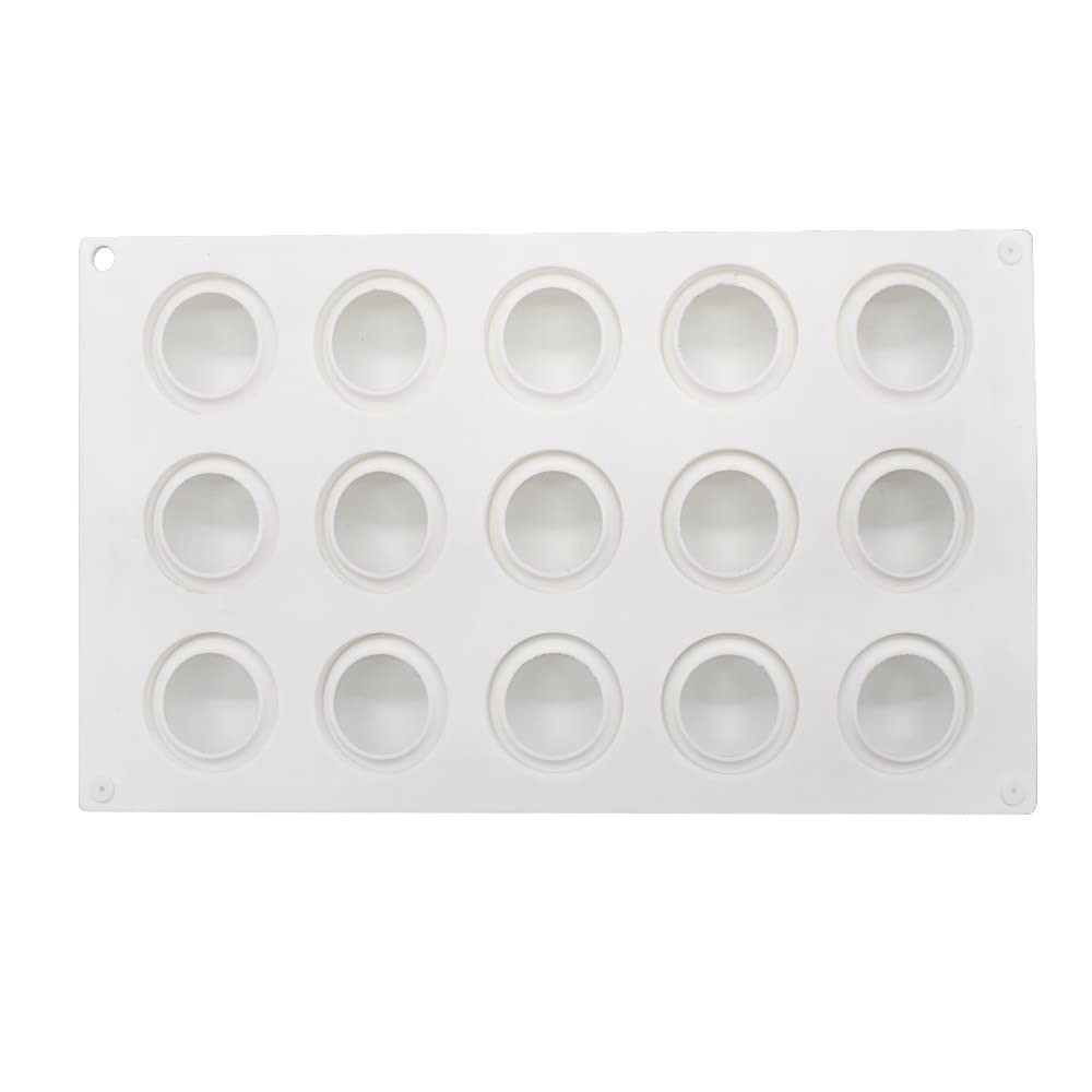 Mostsom Silicone Mold Baking Pan Non-Stick Baking Pastry Chocolate Cake Dessert Diy Decoration Tools (Ball M_11.8X6.8X0.16 Inch)