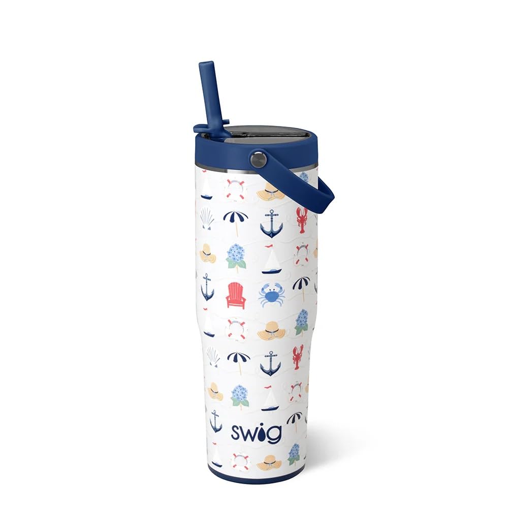 Swig Life 30oz Leakproof ToGo Tumbler with Handle, Shoreline