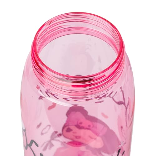Silver Buffalo Sanrio Hello Kitty And Friends Kuromi Cherry Hearts Water Bottle With Screw-On Lid, 28 Ounces