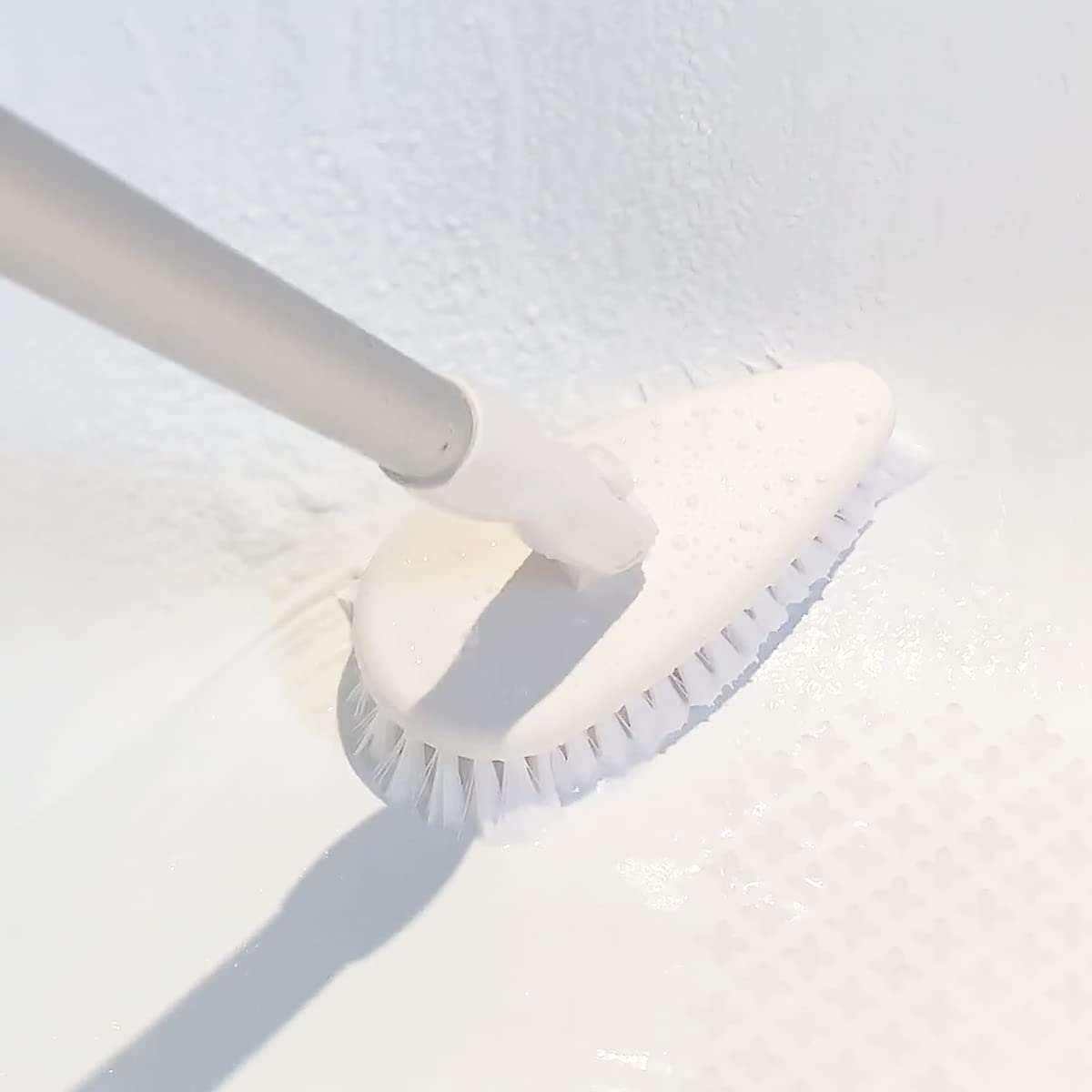 Qaestfy Bathtub Brush Refill Replacement Shower Tub And Tile Cleaning Lock In Place Scrub Brushes Head For Bathroom Wall Floor S