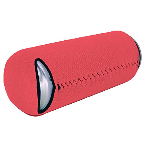 Blank Neoprene Slim Can Coolie (2 Pack, Neon Pink)