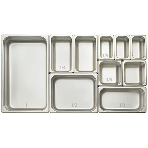 Winco 6-Inch Anti-Jamming Steam Pan, Full, 24-Gauge