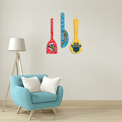 Artvibes Birds Wooden Wall Hanger for Home | Office | Living Room | Gift | Modern Decoration Items | Kitchen Wall Decor | Home D