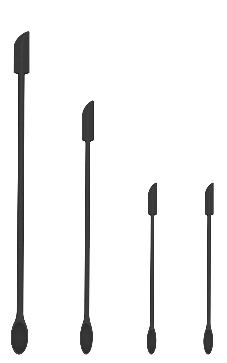 4 Pcs Silicone Spatula Set Mini Jar Scraper Small Silicone Spatula Makeup Spatula Mini Spatula Lotion Stirrer Get From Food Bott