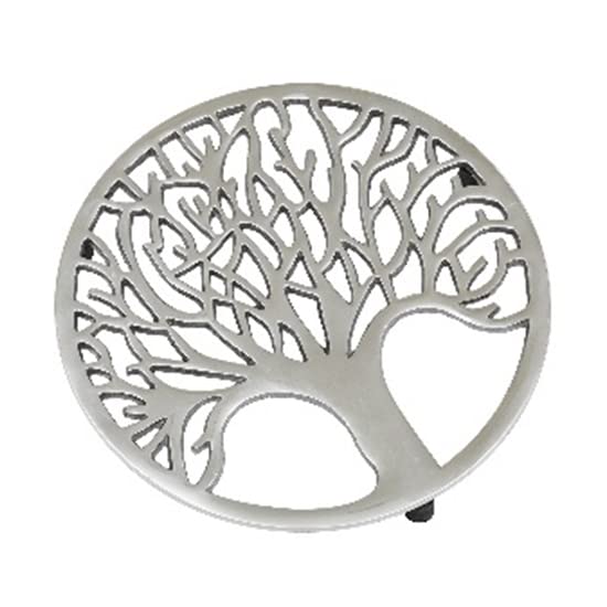 Cast Metal Tree Trivets For Hot Dish Pot Pan, Heat Resistant Teapot Trivets Rustic Hot Dish Plate Holder For Kitchen Dining Tabl