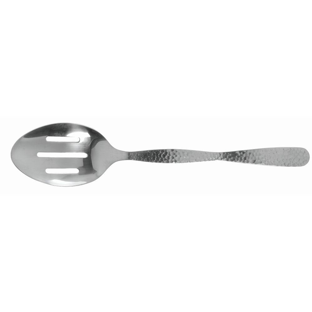 American Metalcraft Hm10Sl Stainless Steel, Hammered Slotted Spoon, 10'' L