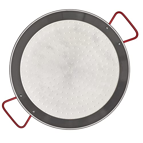 Garcima 14-Inch Carbon Steel Paella Pan, 36Cm, Silver