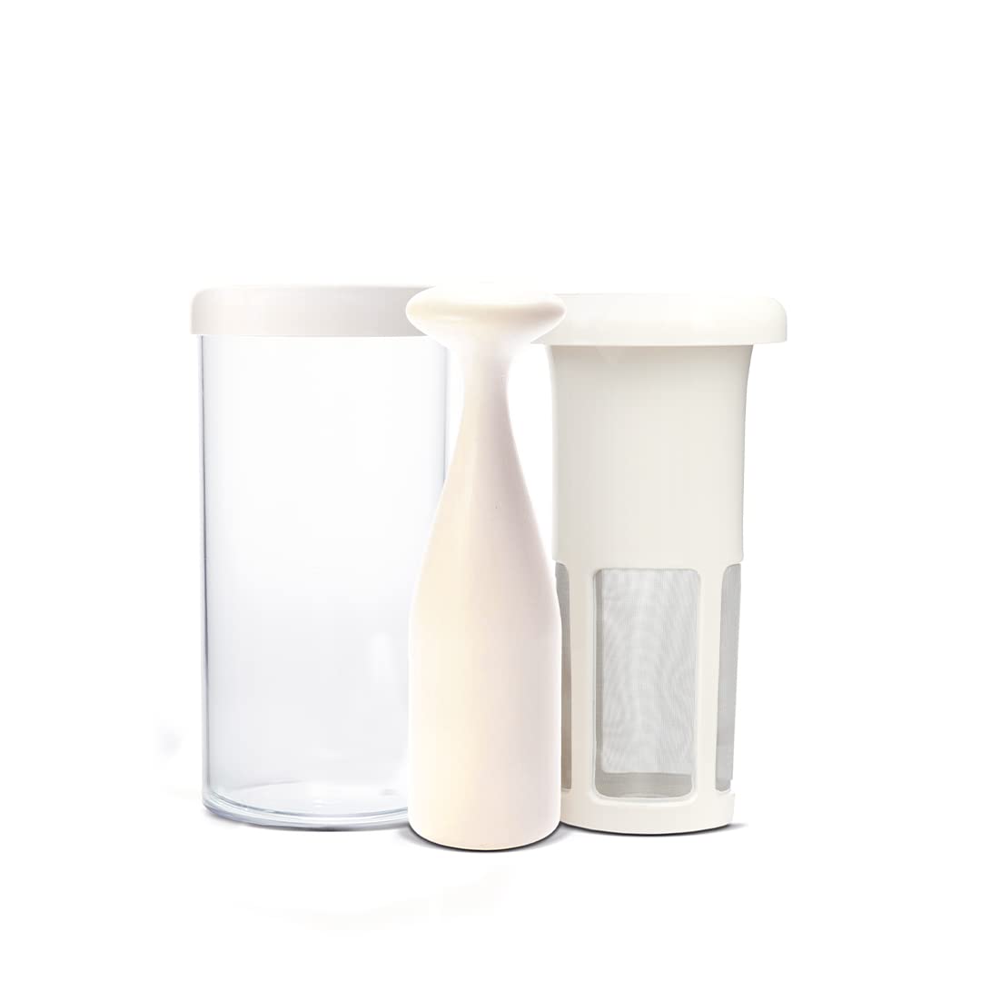 Vegan Milker By Chufamix, Kitchen Tool To Make Plant Milks (Soy, Rice, Oats & Nut Milk Maker) Or Coffee (From Whole Beans) Made