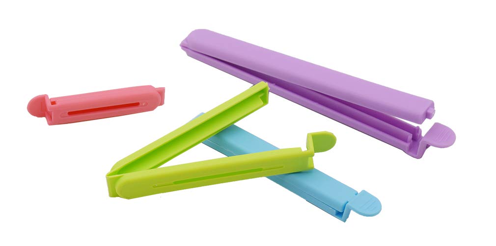Tmflove 12 Pcs Sealing Clips For Food And Snack Bag(2.75 In, 4.33 In, 6.29 In)