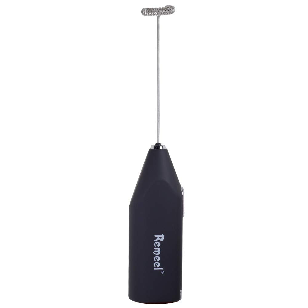 Remeel Handheld Milk Frother With Stainless Steel Whisk, Portable And Powerful Foam Maker For Morning Coffee, Latte, Cappuccino,