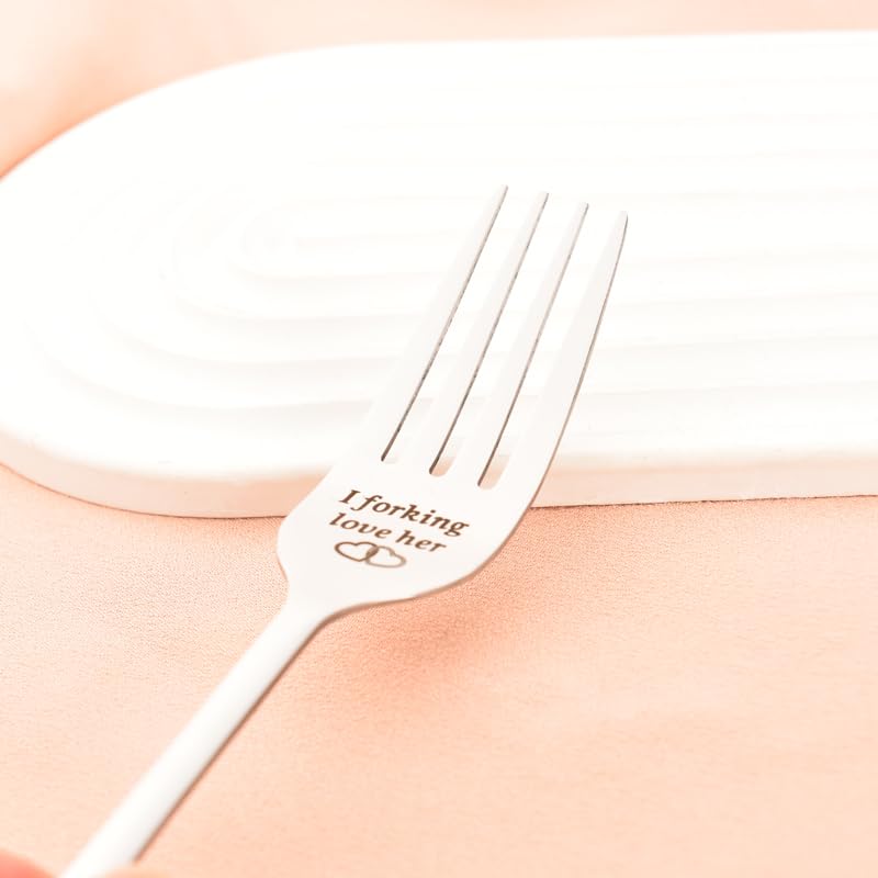 Wedding Engagement Gifts For Him Her Couples Engraved Fork Gifts For Boyfriend Gifts From Girlfriend Anniversary Birthday Gifts