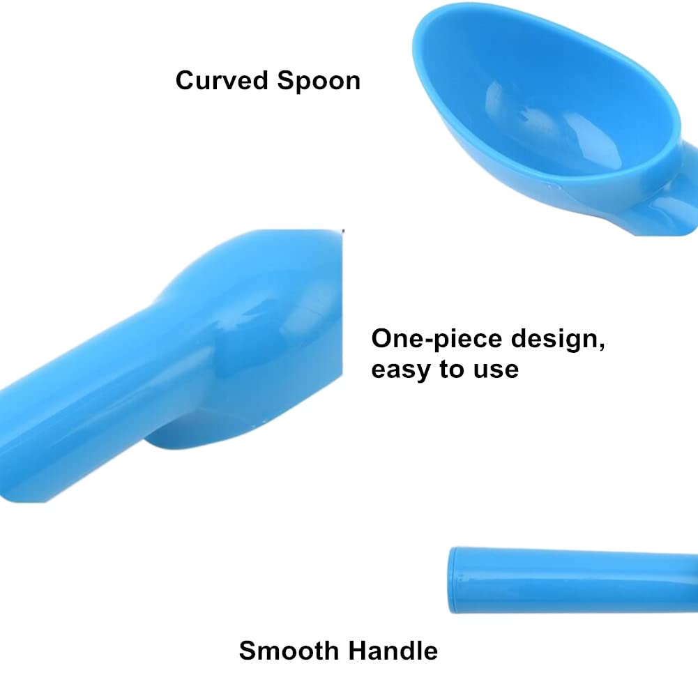 4 Pack Plastic Ice Cream Scoop Nonstick Anti-Freeze Ice Cream Scooper For Fruits, Watermelon, Yogurt, Melon Ball, Sorbet Spoon K