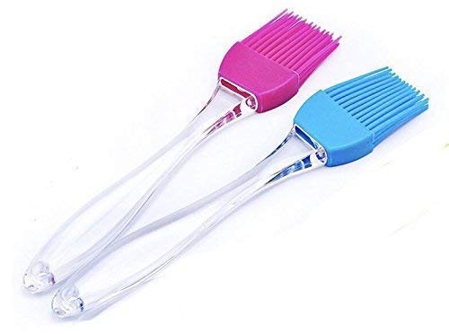 Ddecora Silicon Oil Basting Brush (Multicolour)  Pack Of 2