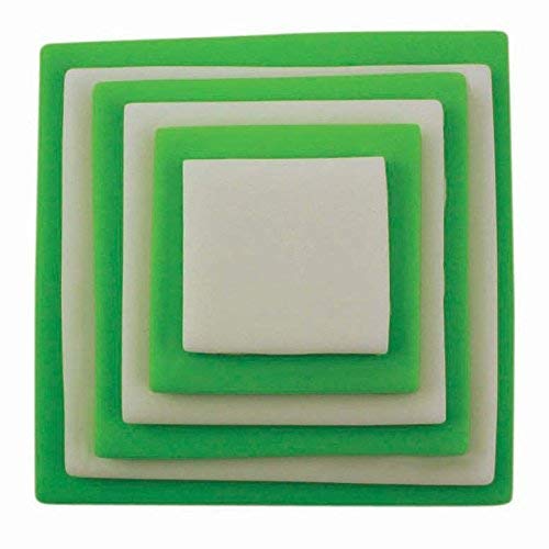Pme Square Cookie, Set Of 6 Cutters, For Cake Decorating